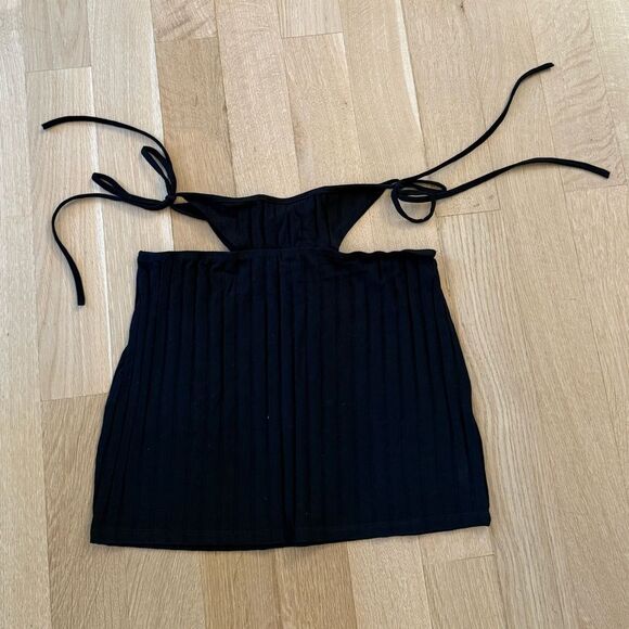 Black Ribbed skirt - Picture 4 of 4